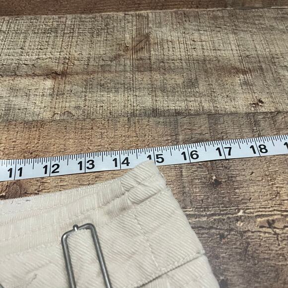 Boom Boom Jeans Women's Beige Stretch Pockets Corduroy Straight Leg Pants Sz 11 - Picture 4 of 6